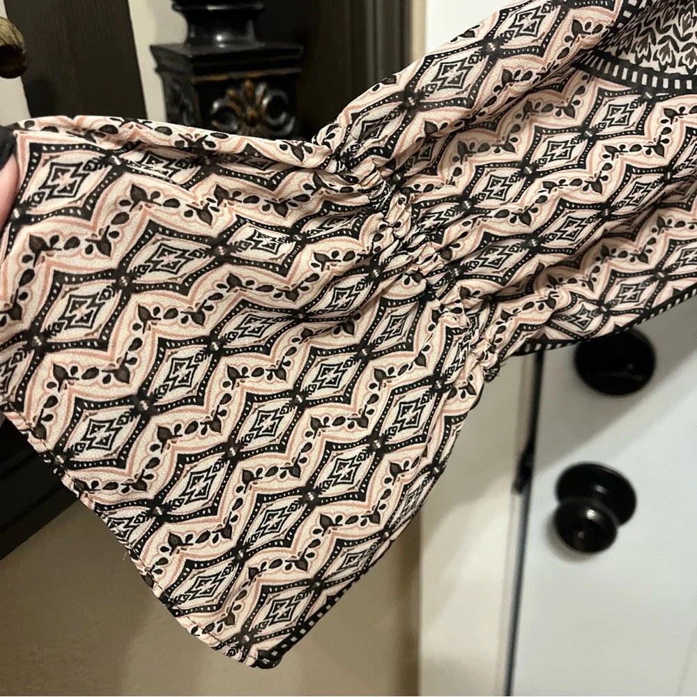 Belle by Kim Gravel Paisley Blouse in Multicolor NWOT - Picture 11 of 16